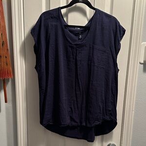 GAP Dark Blue Short Sleeve Top